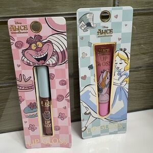 Disney Alice in Wonderland Lip Gloss Duo - Pink and Blue